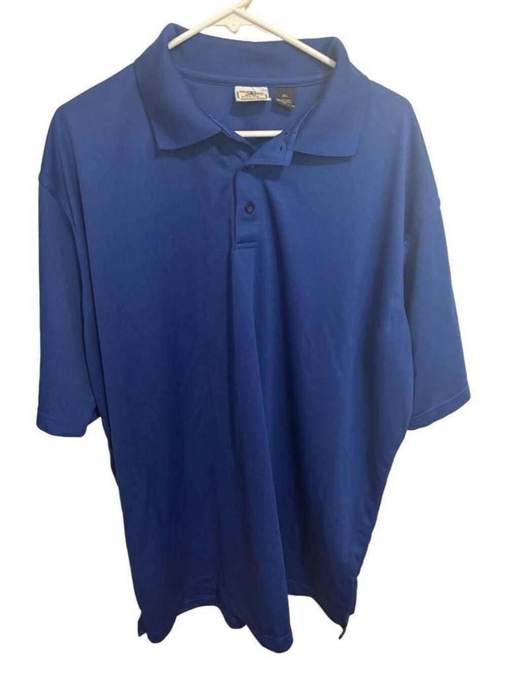 Blue Point NYC Performance Short Sleeve Polo Shirt Royal Blue 2XL